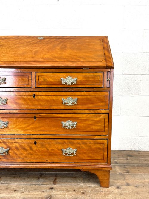 fig 1. Antique Satin Birch Bureau