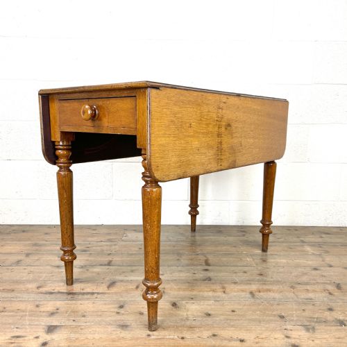 Victorian Oak Drop-leaf Table