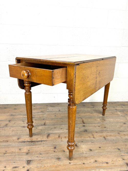 fig 2. Victorian Oak Drop-Leaf Table