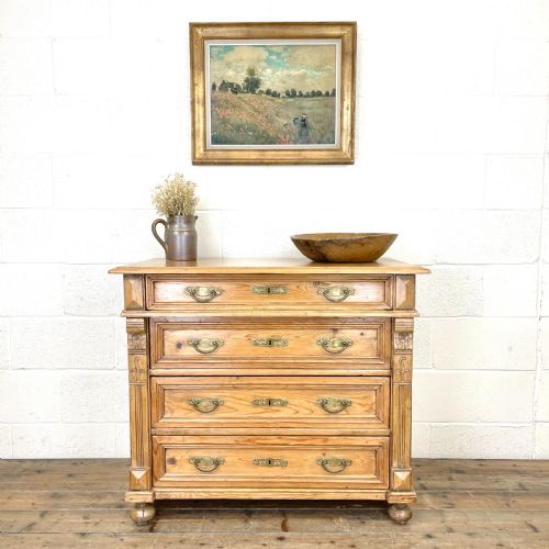 fig 1. French Pine Chest of Drawers
