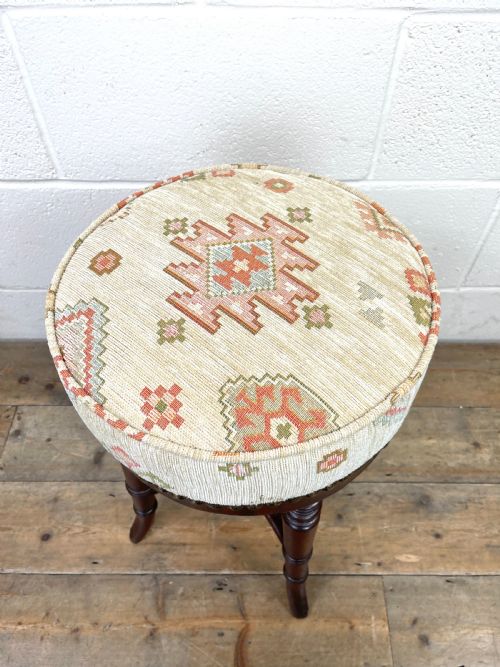 fig 3. Victorian Mahogany Piano Stool