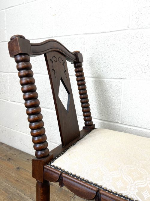 fig 1. Antique Oak Window Seat