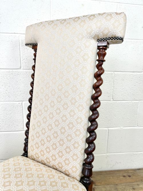 fig 1. Antique Victorian Prie Dieu Chair