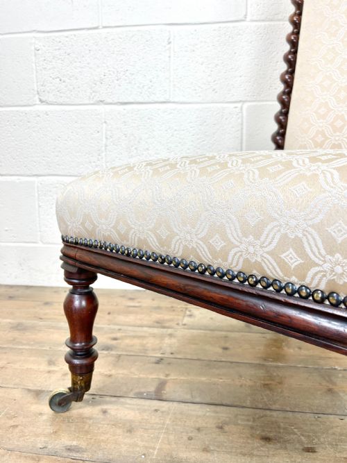 fig 2. Antique Victorian Prie Dieu Chair