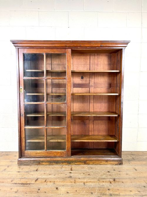 fig 1. Glazed Antique Bookcase