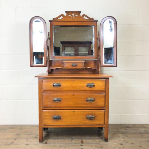 Antique 20th Century Dressing Table Chest