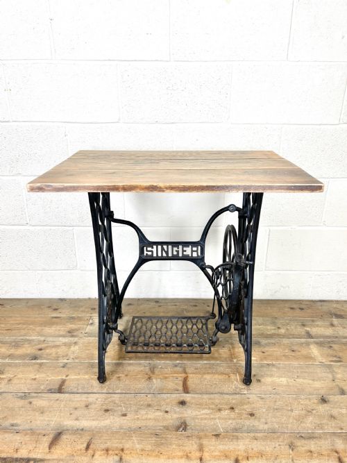 fig 2. Vintage Singer Sewing Machine Table