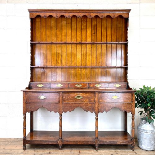 Antique Welsh Oak Kitchen Dresser