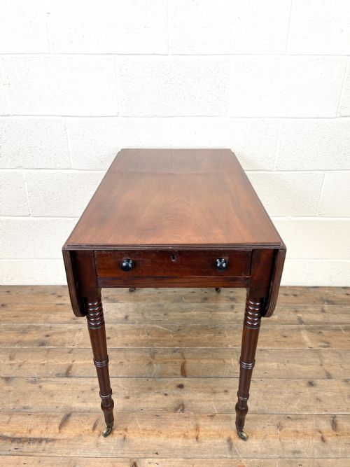 fig 2. Antique Regency Mahogany Pembroke Table