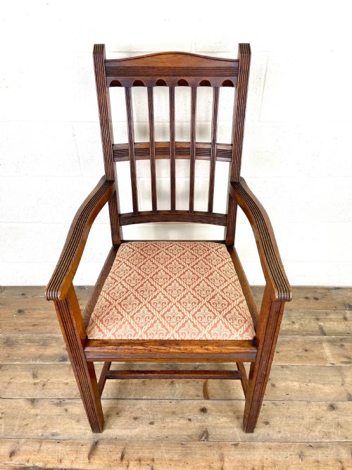 fig 3. Set of Seven Antique Dining Chairs