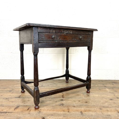 Antique Oak Side Table