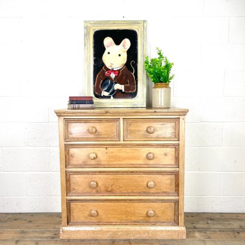 Antique Pine Chest of Drawers