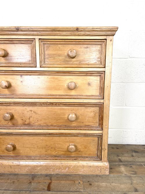 fig 2. Antique Pine Chest of Drawers