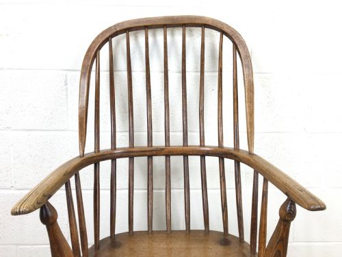 fig 2. ANTIQUE STICK AND HOOP BACK ARMCHAIR