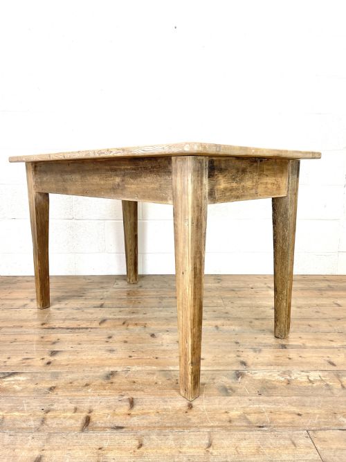 fig 2. Antique Pine Farmhouse Kitchen Table