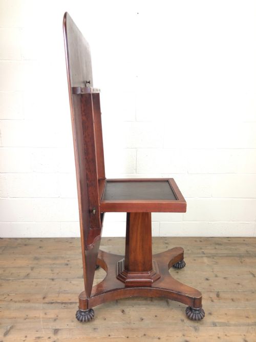 fig 2. Antique Mahogany Tilt Top Table