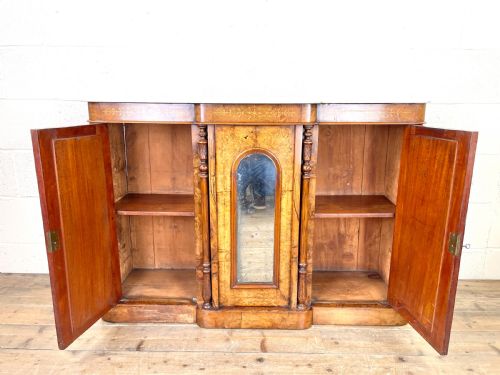 fig 2. Antique Inlaid Walnut Sideboard