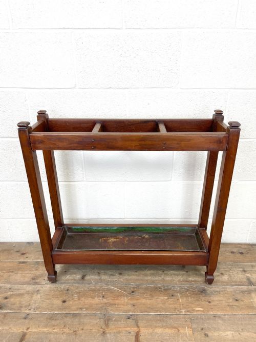 Early 20th Century Antique Three Section Umbrella Stand