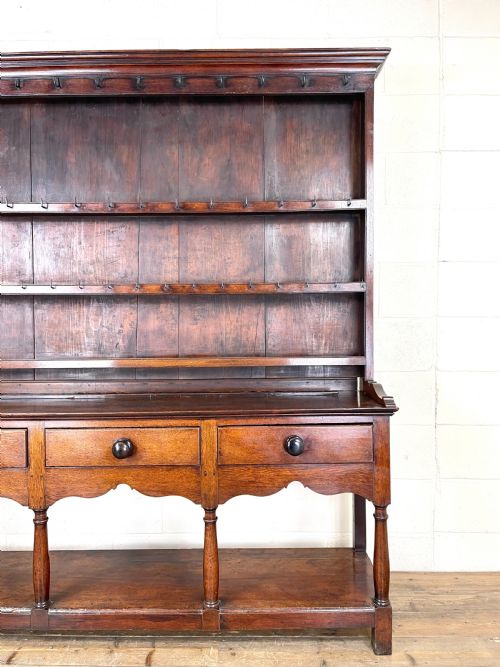 fig 1. 19th Century Welsh Oak Pot Board Dresser