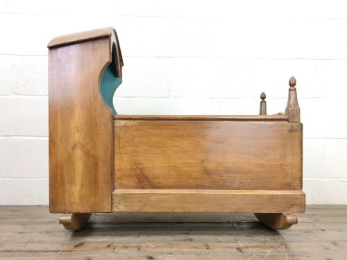 fig 1. Antique Pine Cradle