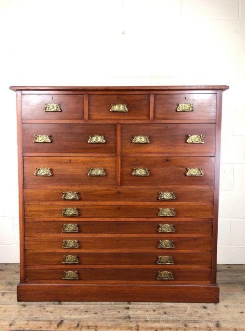 Large Antique Mahogany Chest of Drawers