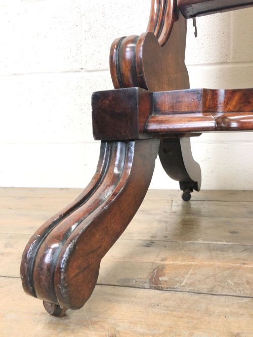fig 1. Antique Victorian Mahogany Dressing Mirror