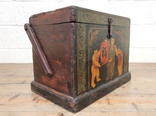 fig 1. Small 20th Century Chinese Painted Box