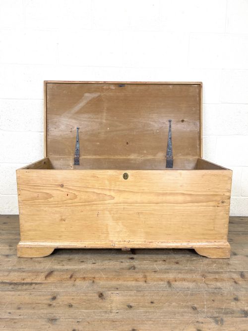 fig 2. Antique Pine Blanket Box