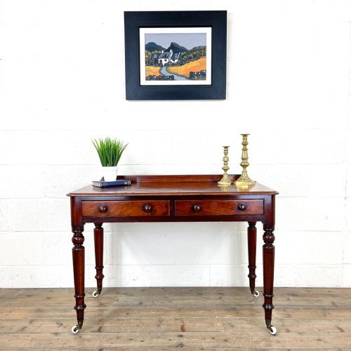 fig 1. Antique Victorian Mahogany Side Table