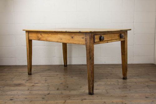 Victorian Antique Pine Farmhouse Table