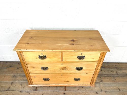 fig 2. Antique Pine Chest of Drawers