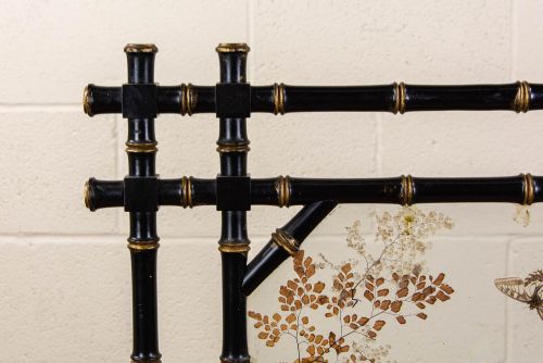 fig 1. Late 19th Century Aesthetic Movement Glass Firescreen
