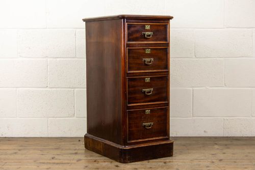 fig 2. Antique Mahogany Tower of Drawers