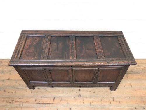 Antique 18th Century Oak Coffer