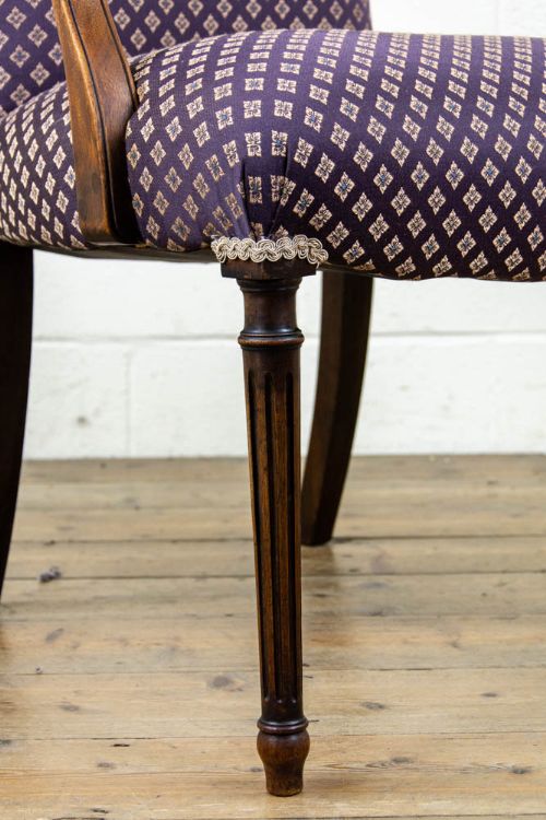 fig 1. Antique Georgian Mahogany Armchair