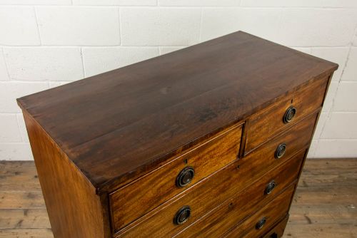 fig 2. Antique Mahogany Chest of Drawers