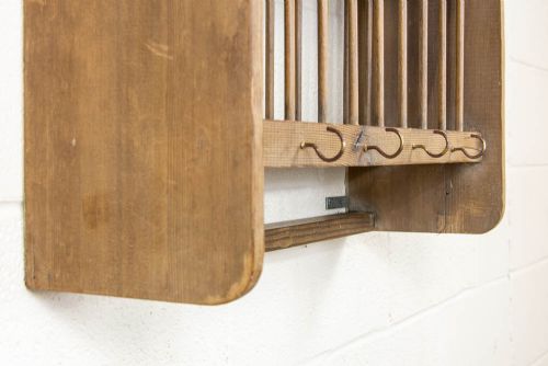fig 2. Rustic Antique Pine Plate Rack
