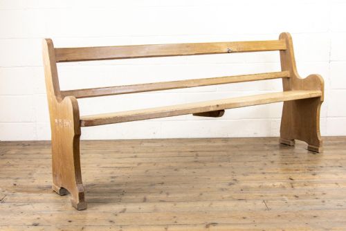 Rustic Antique Pine Bench