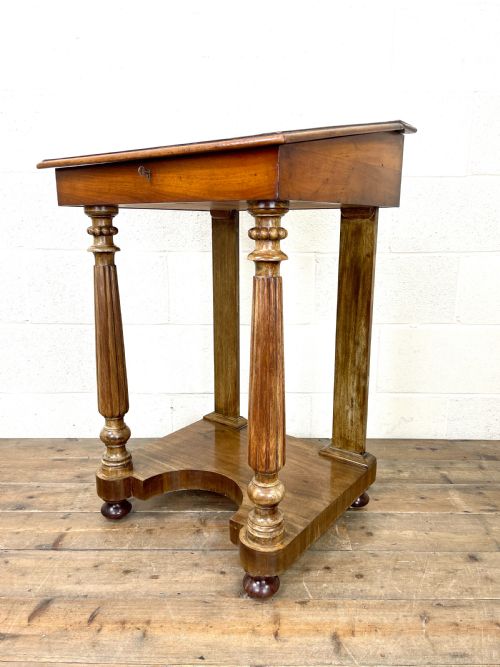 fig 1. Antique Victorian Davenport Writing Desk
