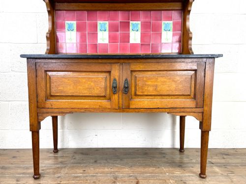 fig 1. Antique Edwardian Washstand Cupboard
