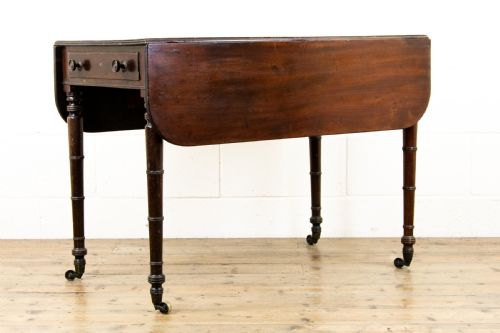 fig 1. Antique Mahogany Pembroke Table