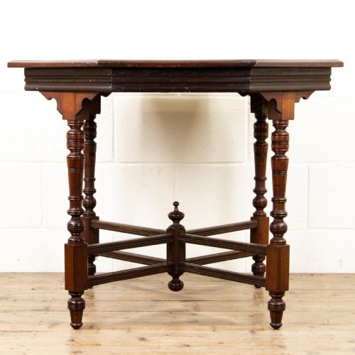 fig 1. Victorian Mahogany Octagonal Centre Table