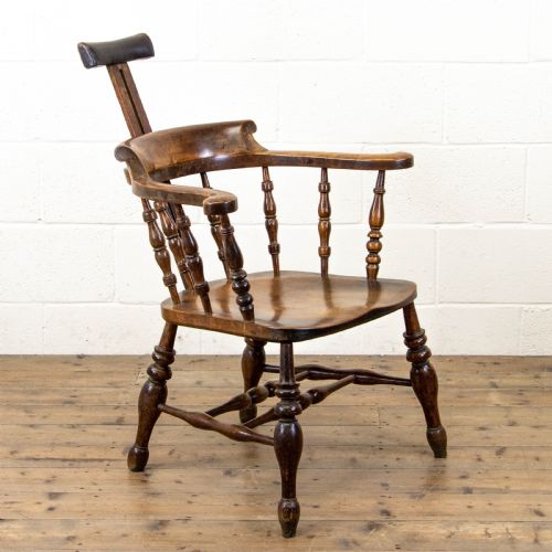 Antique Ash and Elm Captain’s Chair