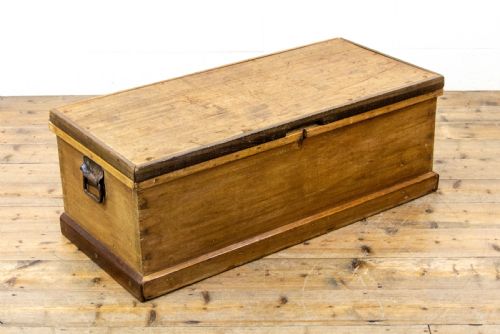 fig 1. Rustic Antique Mixed Woods Trunk