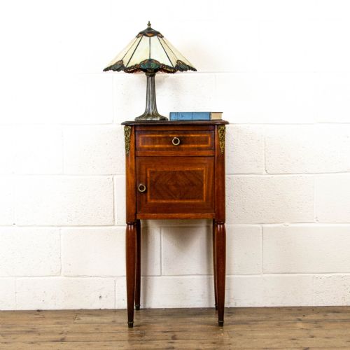 Antique Mahogany Inlaid Side Cabinet