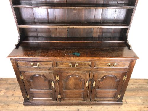 fig 1. Antique 19th Century Oak Dresser