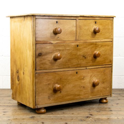 Rustic Antique Pine Chest of Drawers