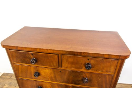 fig 1. Late Victorian Mahogany Chest of Drawers