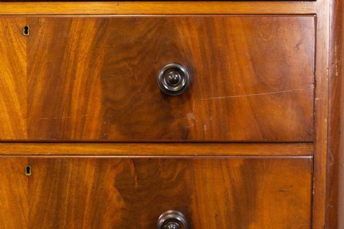 fig 2. Late Victorian Mahogany Chest of Drawers