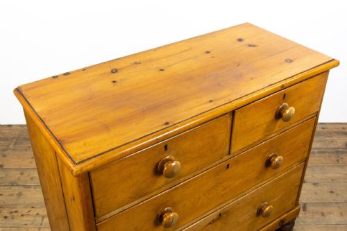 fig 2. Victorian Antique Pine Chest of Drawers